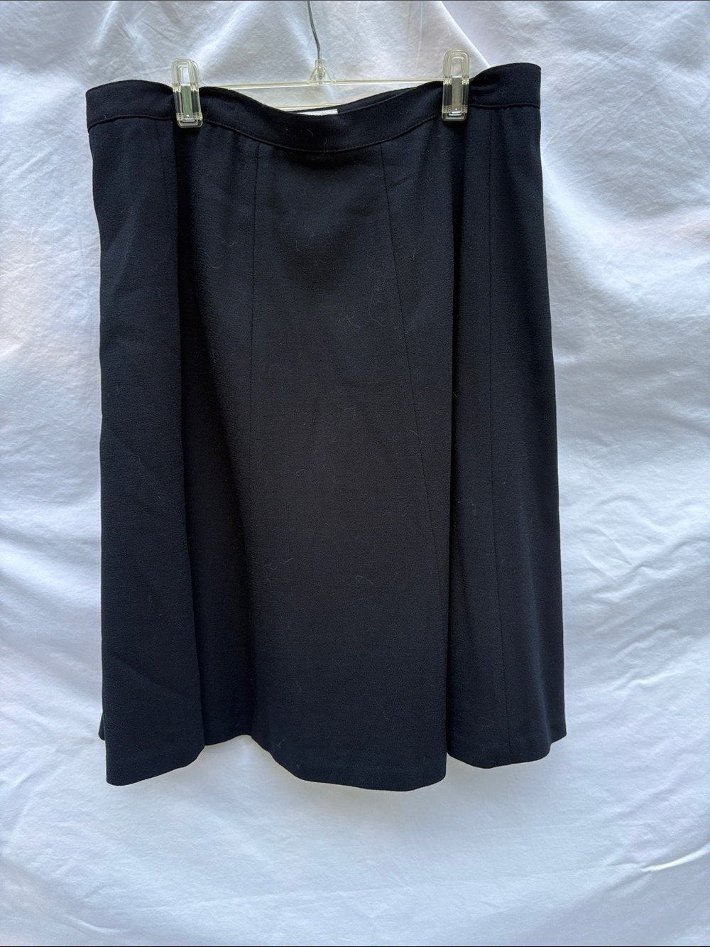 Women's Black A-Line Skirt - Elegant Everyday Style